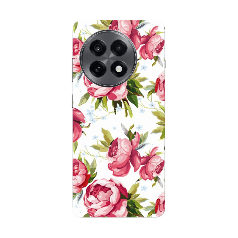 Oneplus 13 5G Pink Roses Transparent Silicone TPU Θήκη